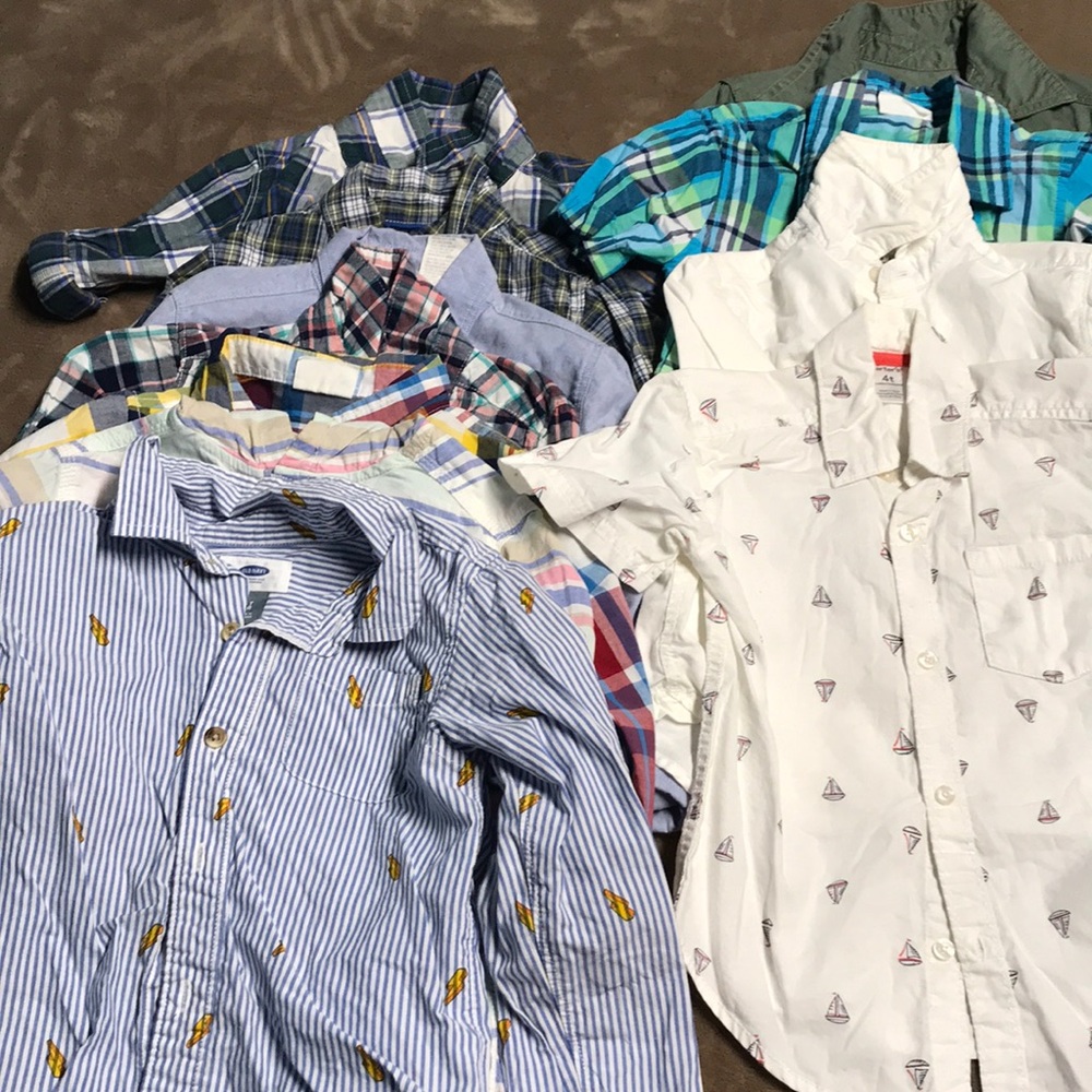 Bundle Boys button down shirts